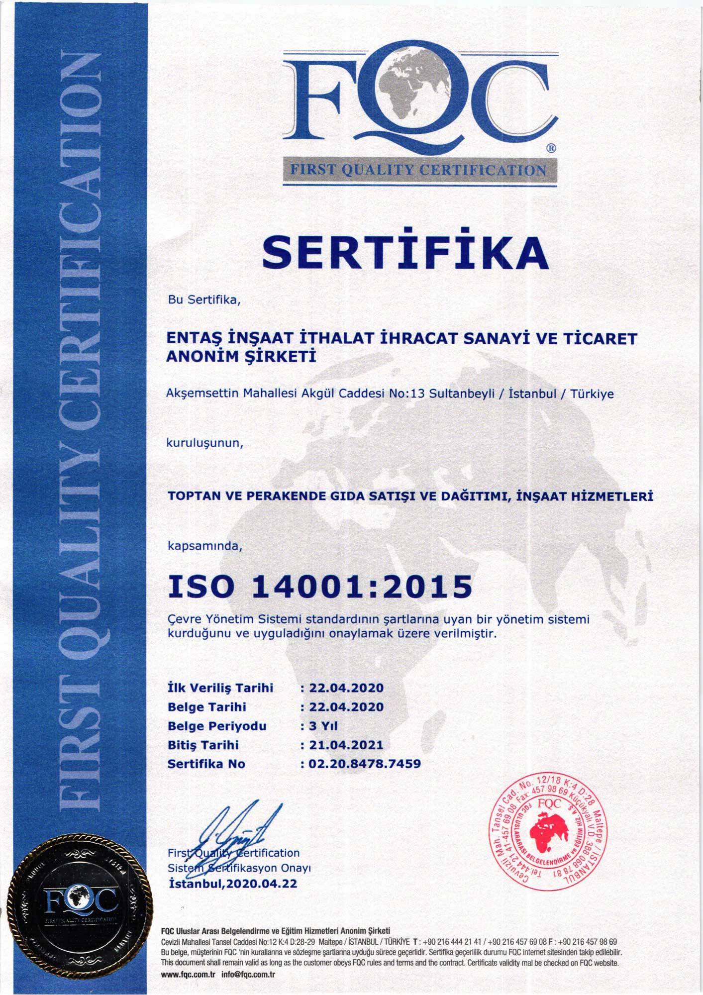Entas_Sertifika_ISO_14001_2015