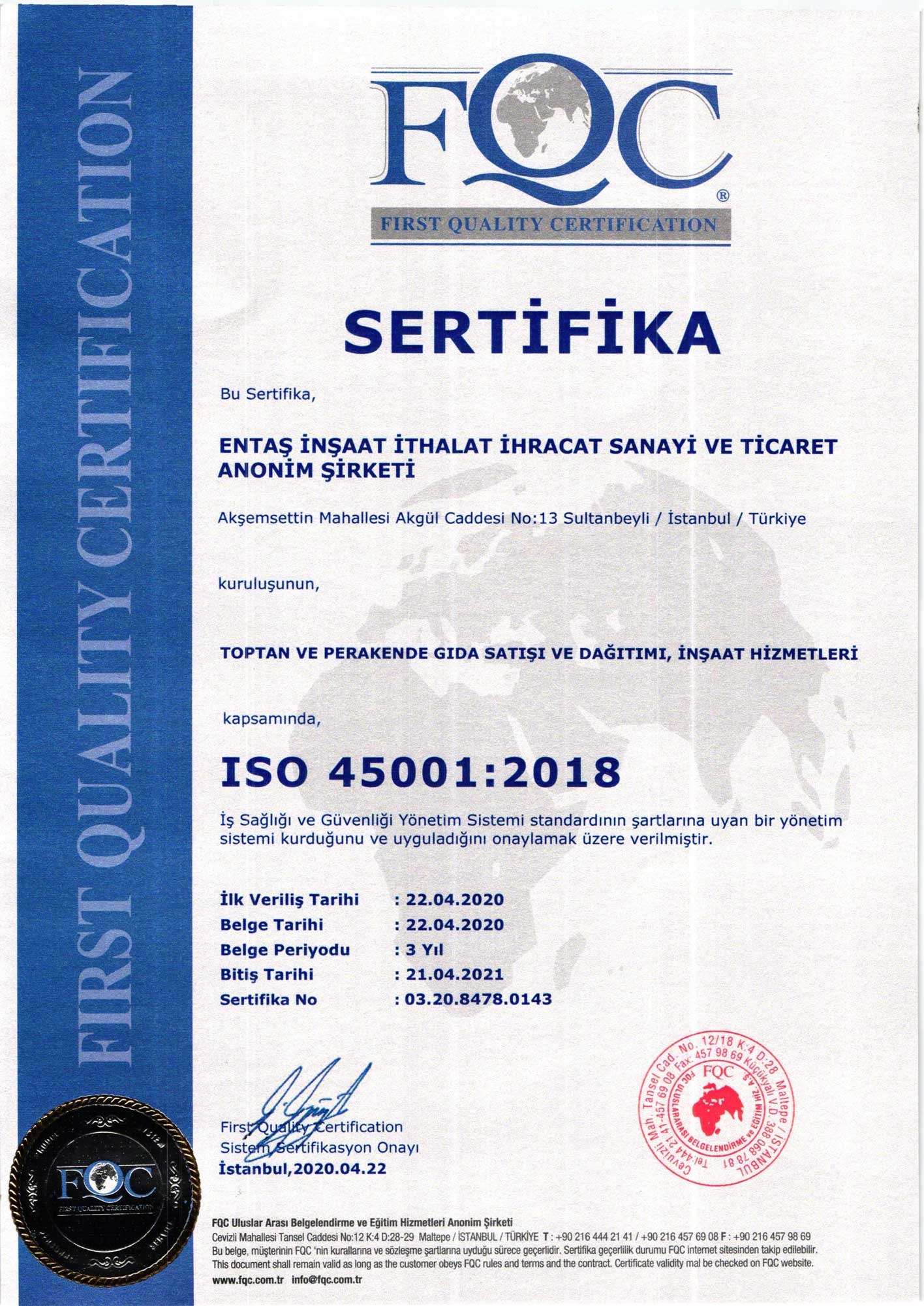 Entas_Sertifika_ISO_45001_2018
